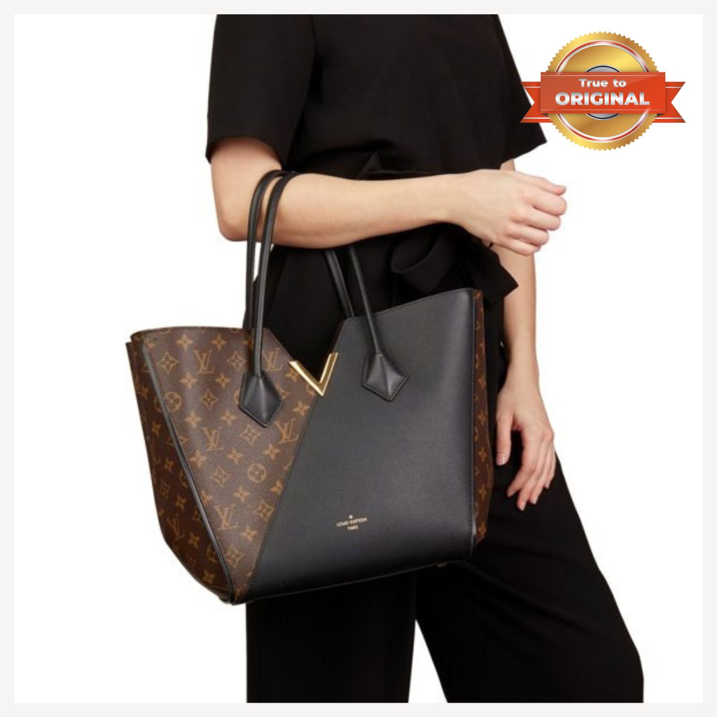 [True-to-ORIGINAL] Louis Vuitton Kimono Tote Bag Brown For Women 39cm